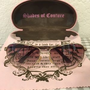 Womens Juicy Couture Aviator Glasses